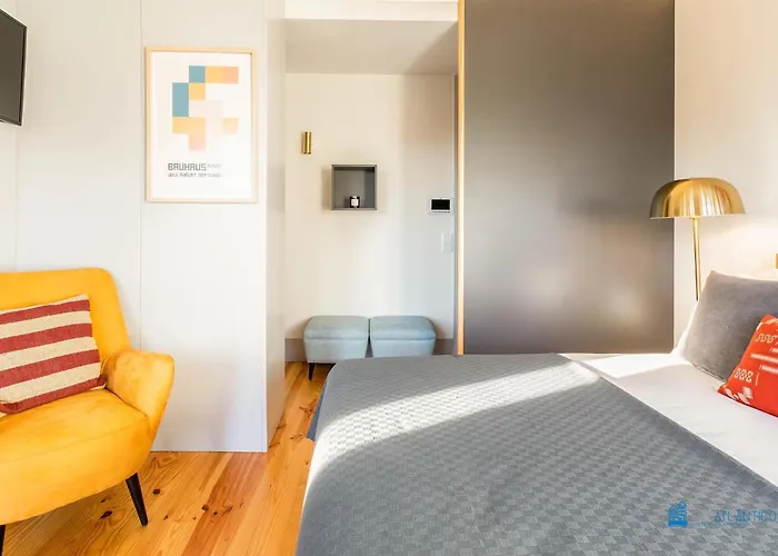 아파트 Boavista Charm Balcony Loft 포르투