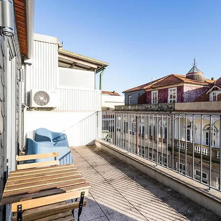 公寓 Boavista Charm Balcony Loft 波尔图